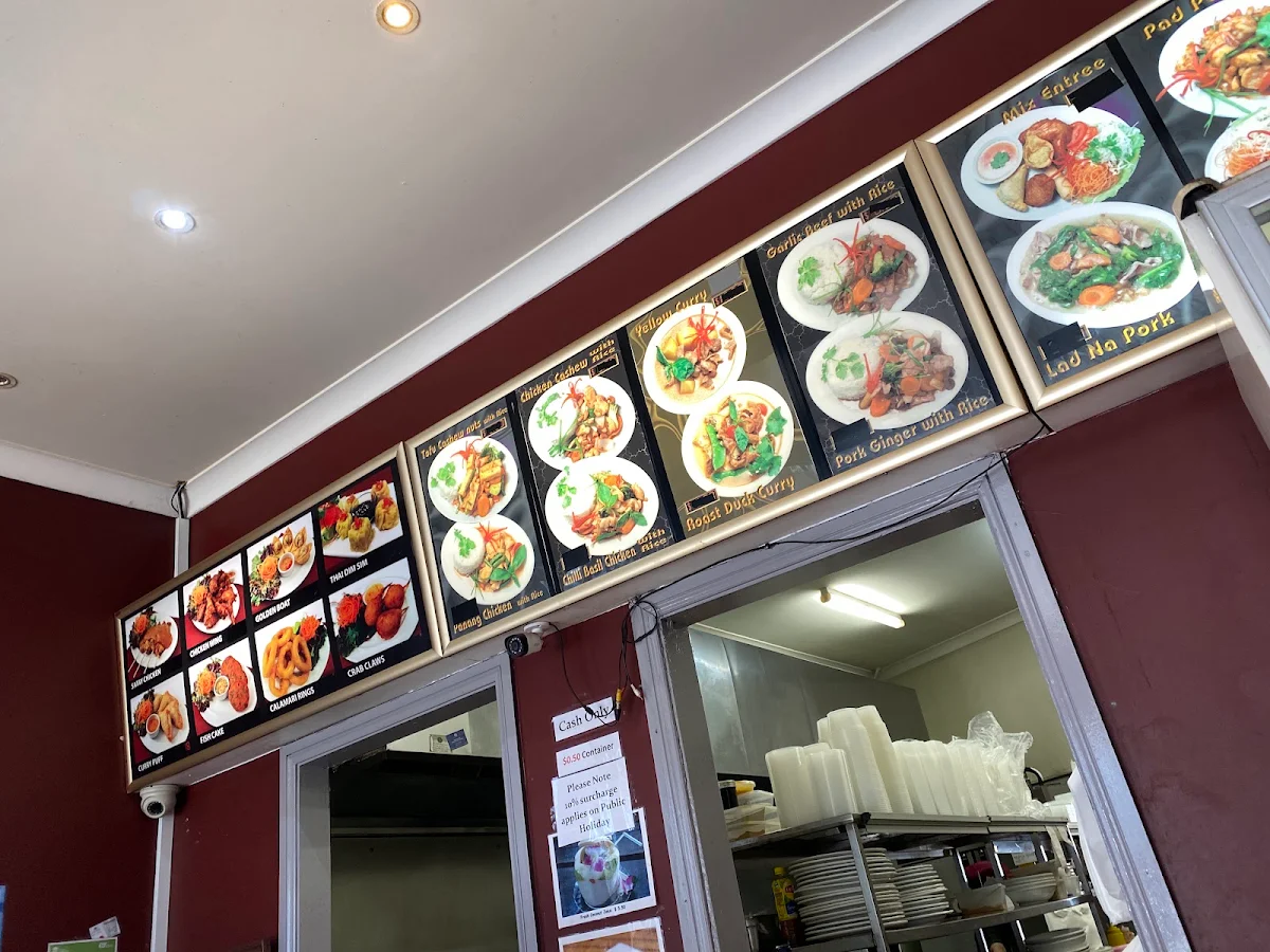 Menu, Yum Yum Thai