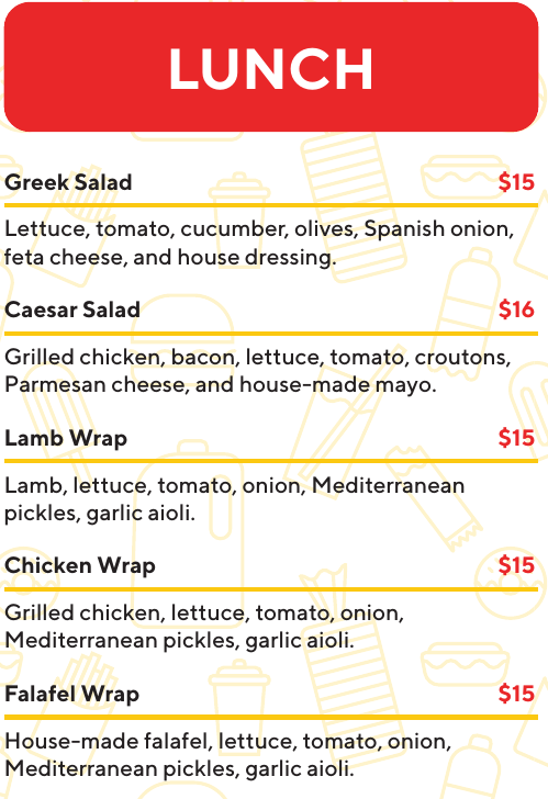 Menu photo 1