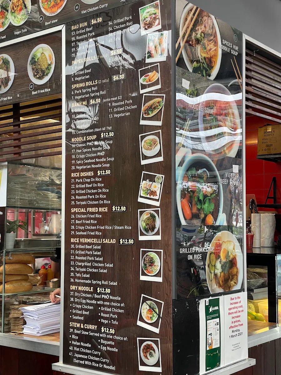 Menu, ROLL vs BOWL