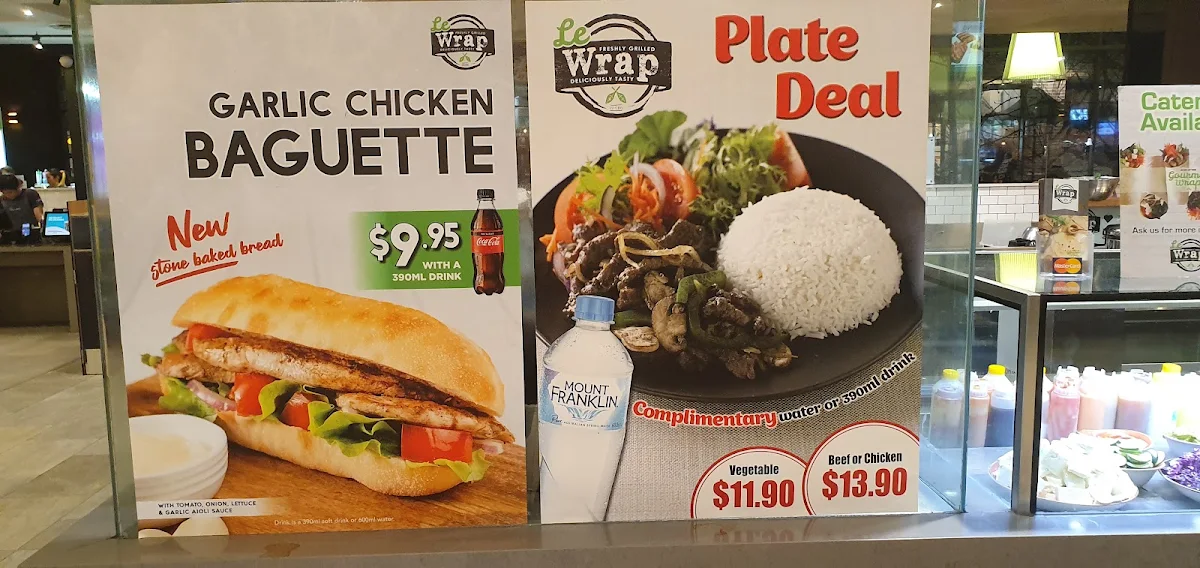 Menu, Le Wrap