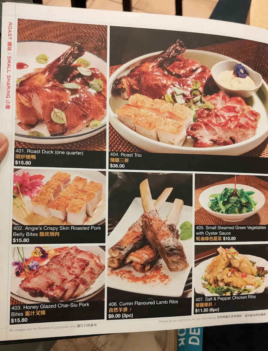Menu, Angie's Kitchen Moonee Ponds