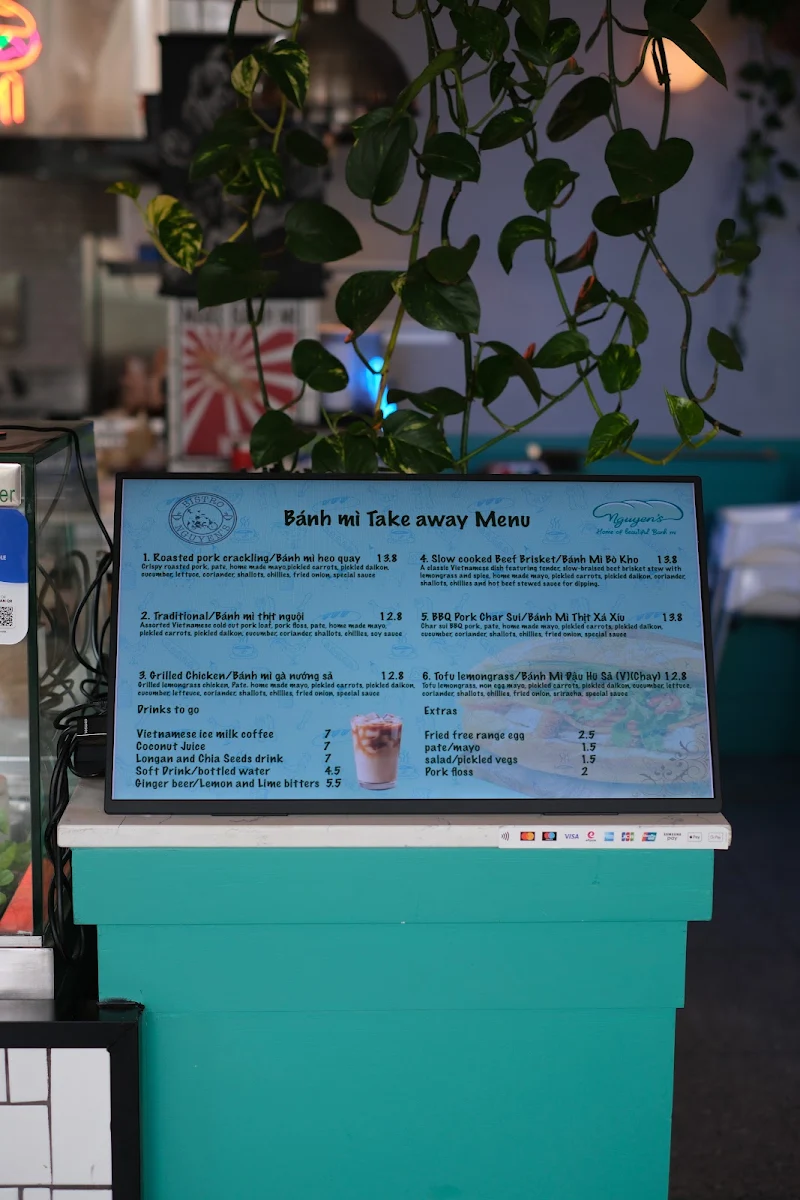 Menu, Banh Mi Nguyen's