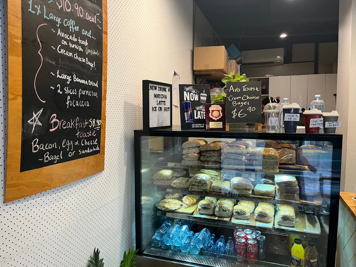 Menu, Coffee Booth