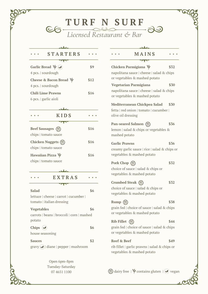 Menu photo 1