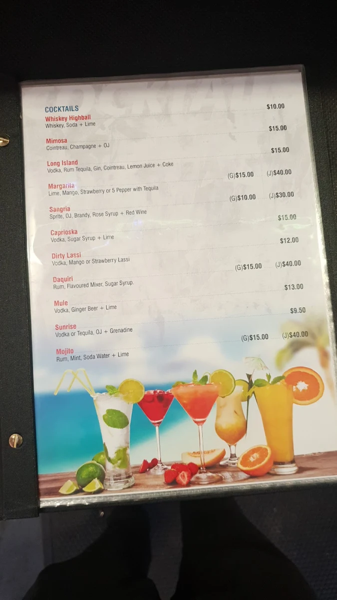 Menu, Ind'O'Mex McLaren Vale,Best Indian and Mexican Cuisine in Mclaren Vale