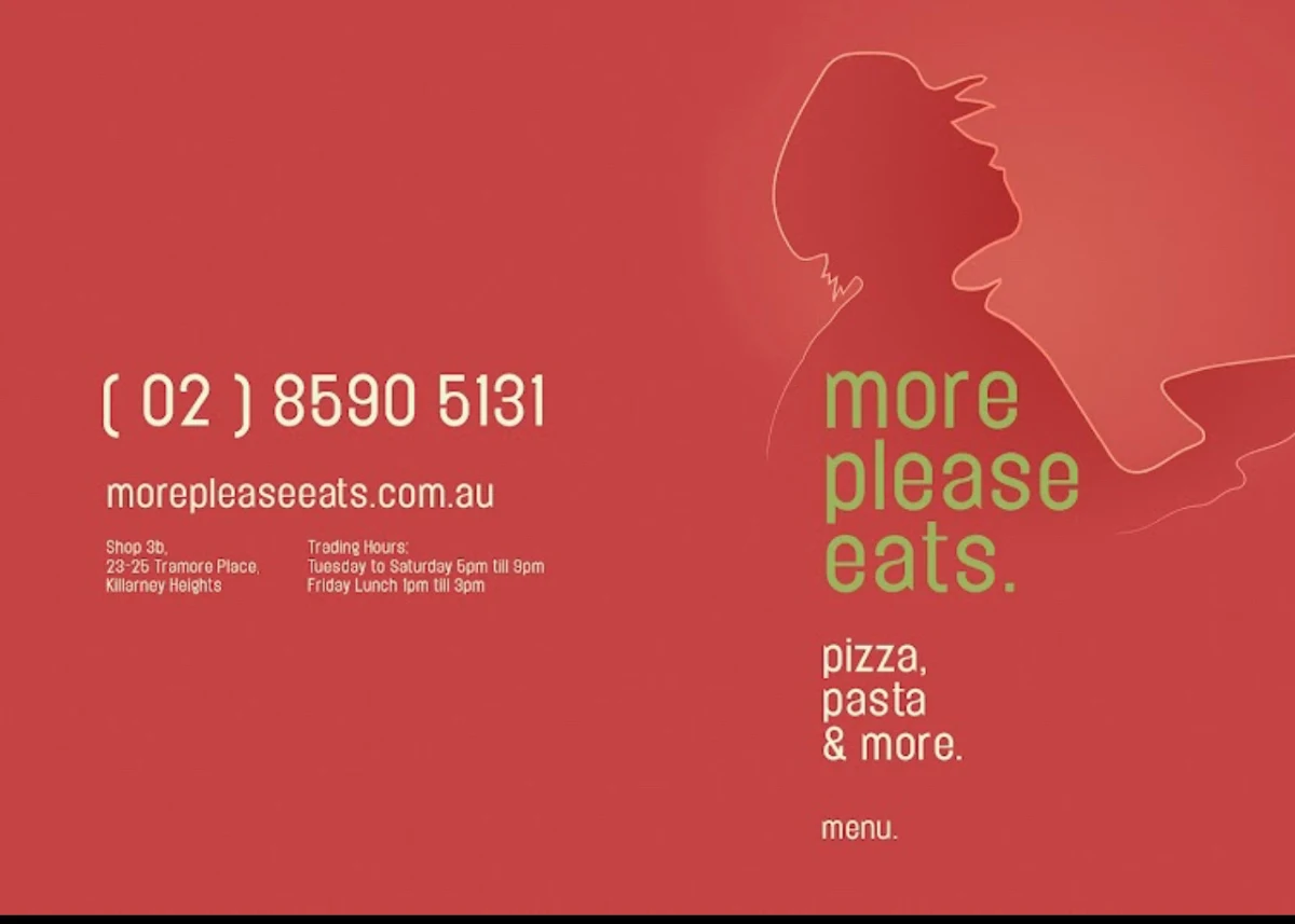 Menu, Killarney Pizza Tapas Wine Bar