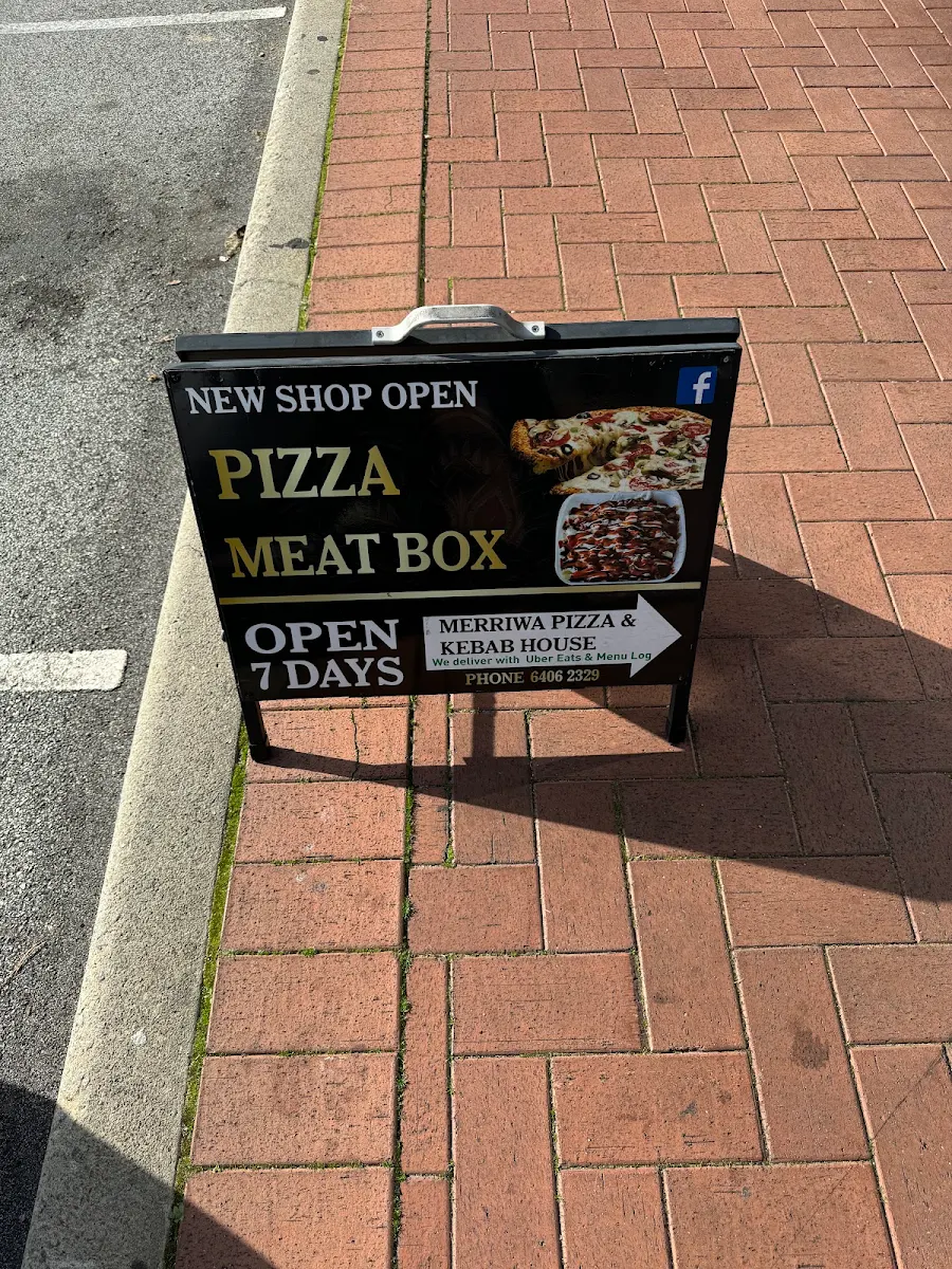Menu, Merriwa Pizza and Kebab House