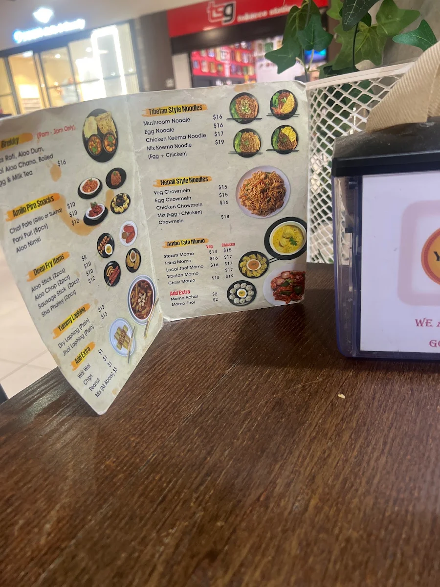 Menu, Yummy Laphing