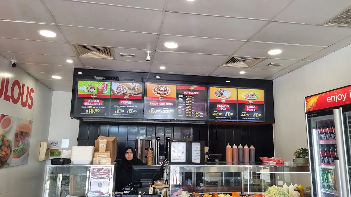 Menu, Kingston Kebab