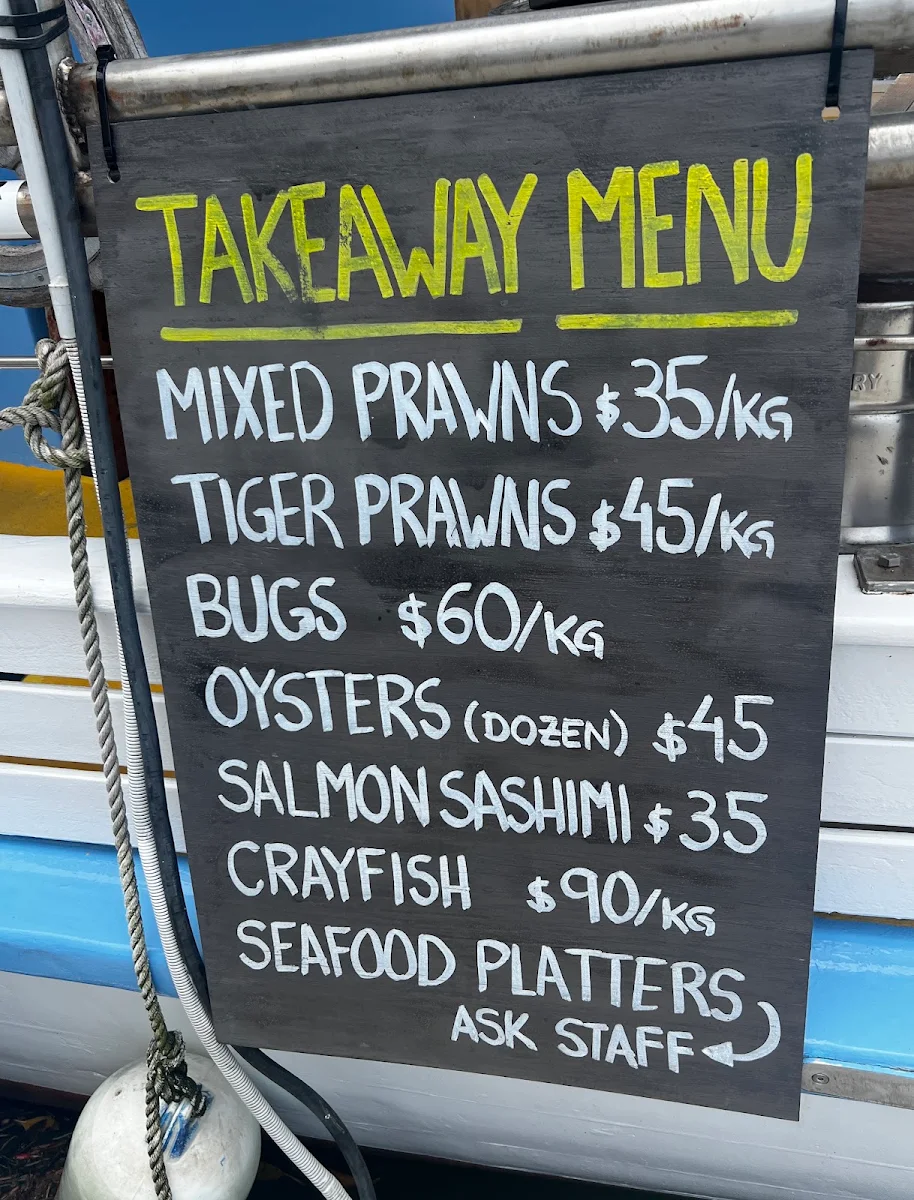Menu, Prawn Star