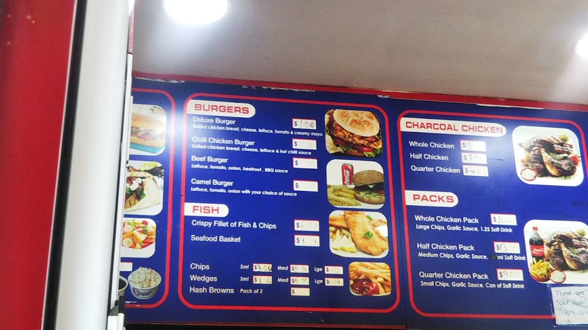 Menu, Broaster Chicken Lakemba