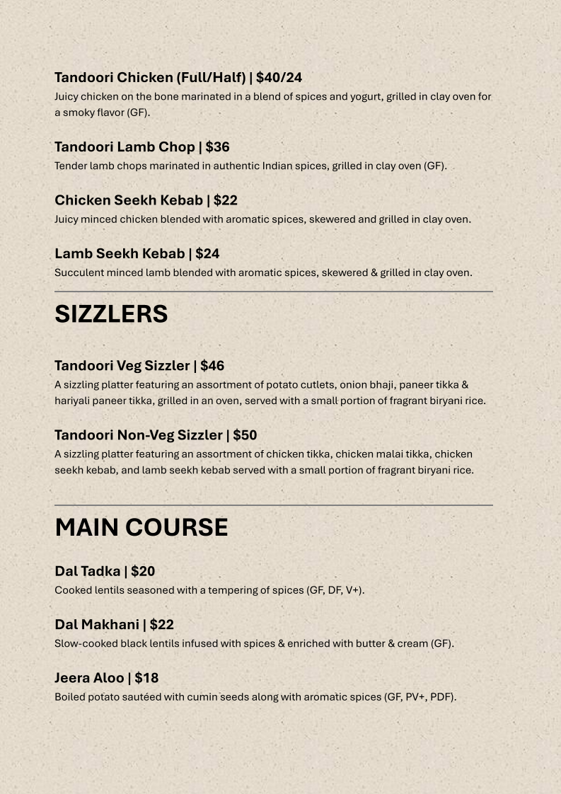Menu photo 1
