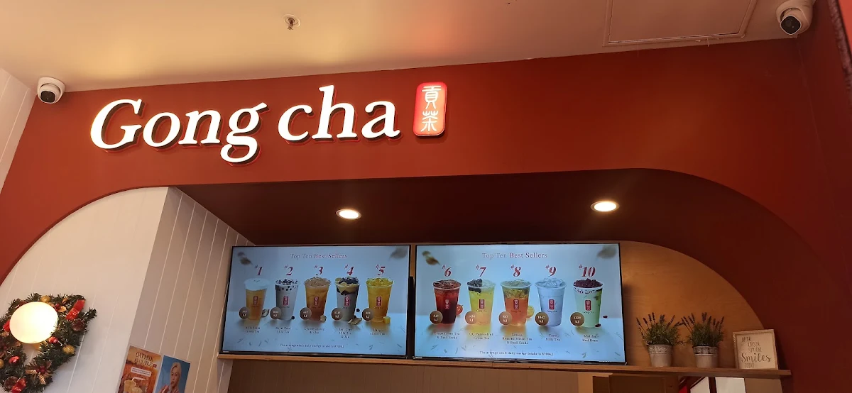 Menu, Gong Cha Sunshine Marketplace