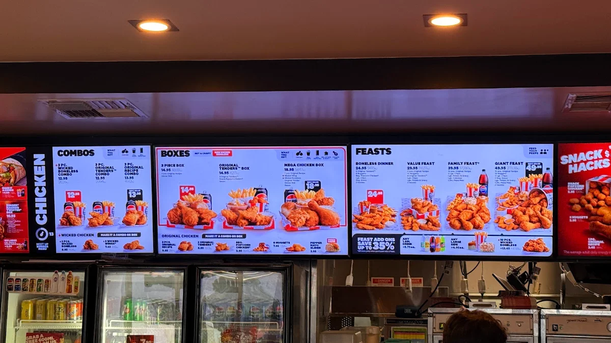 Menu, KFC Claremont