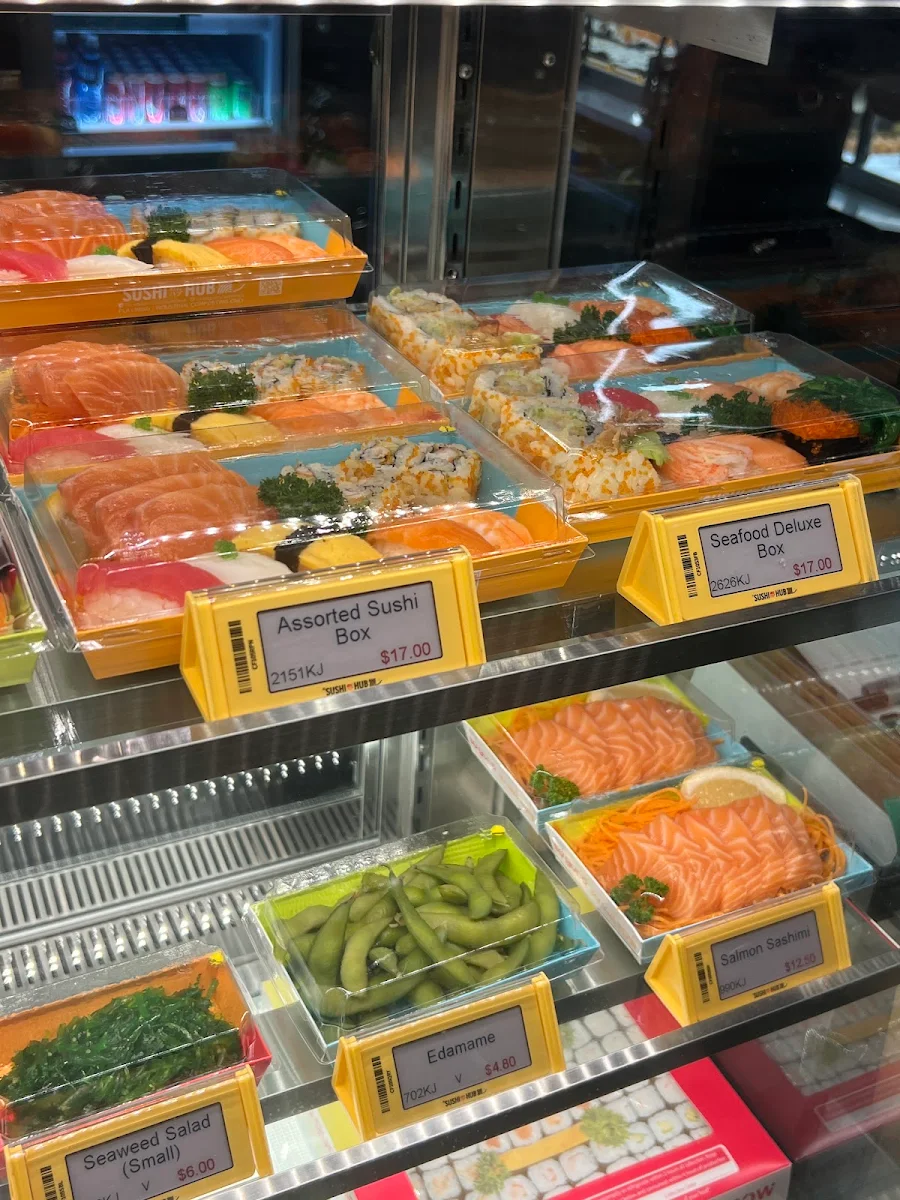 Menu, Sushi Hub Maddington