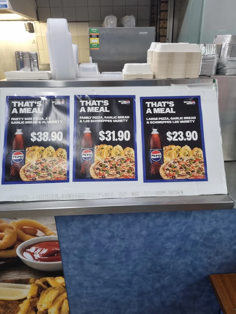 Menu, Honeypot Takeaway