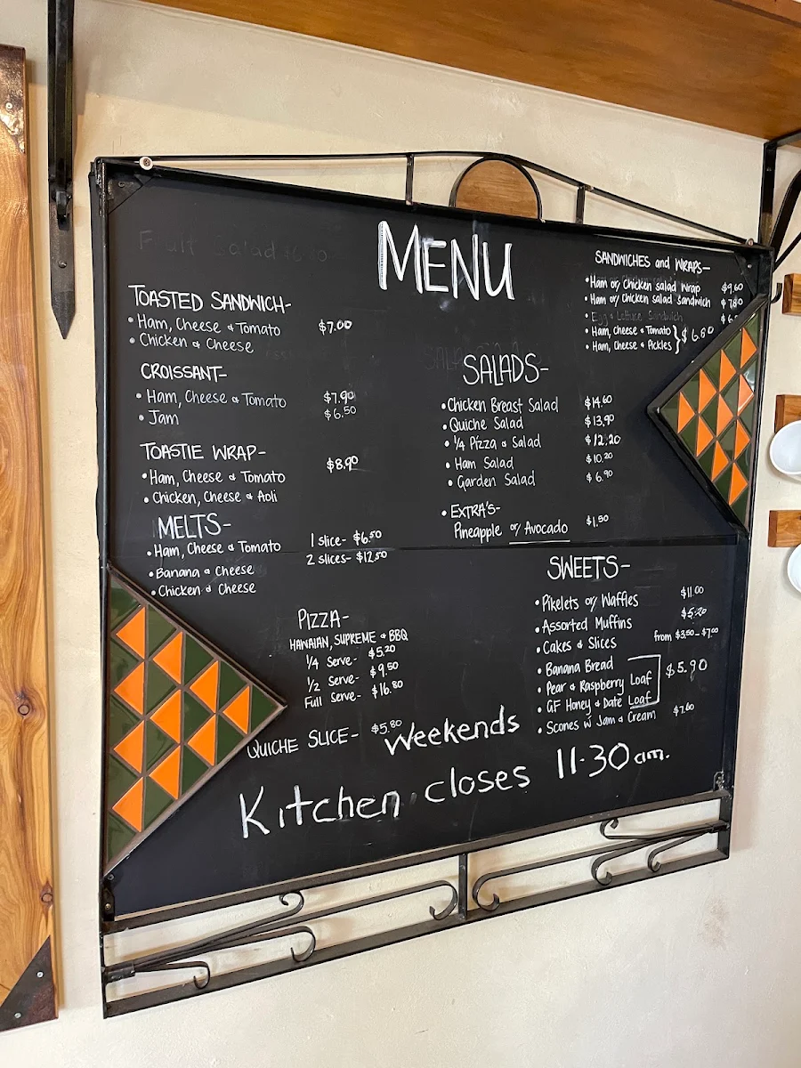 Menu, Blend Sixty-six Cafe