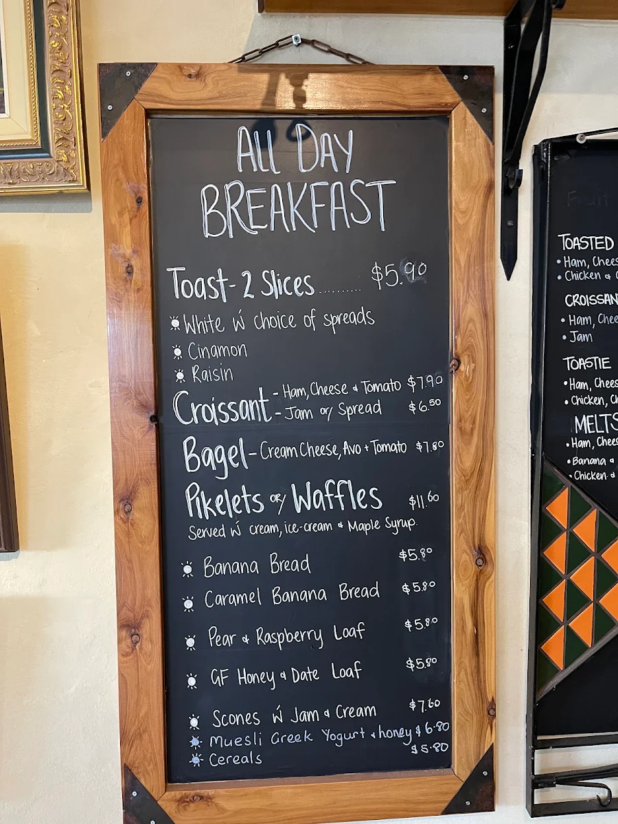 Menu, Blend Sixty-six Cafe