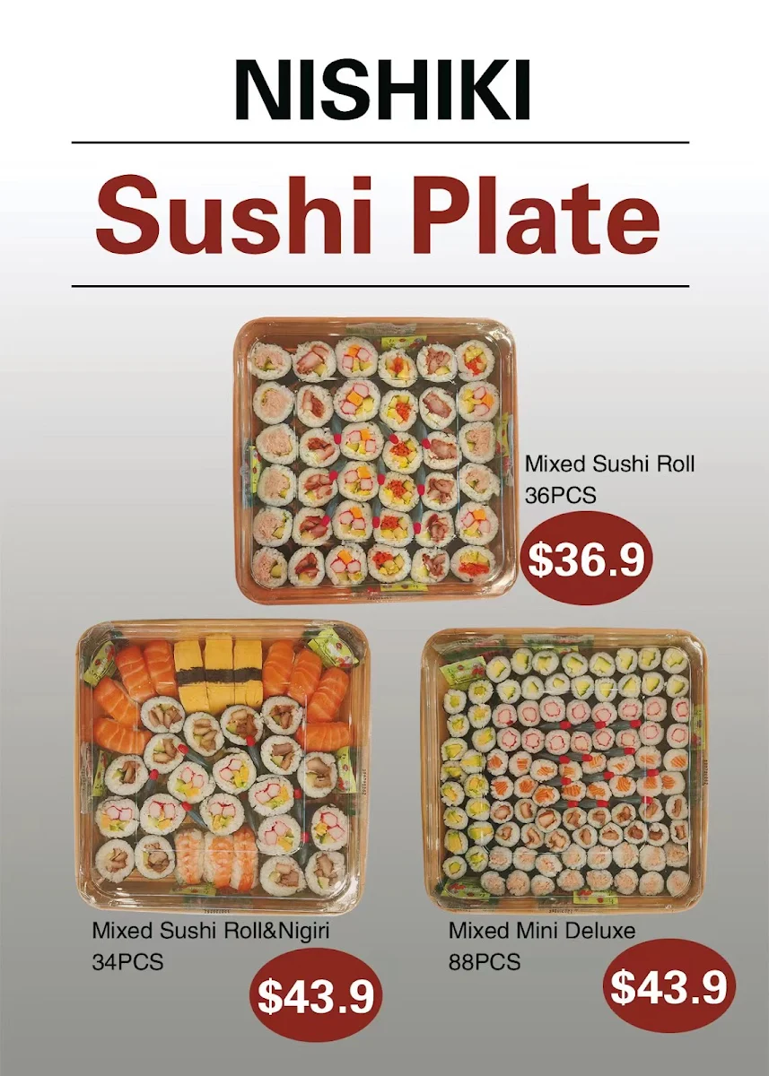 Menu, Nishiki