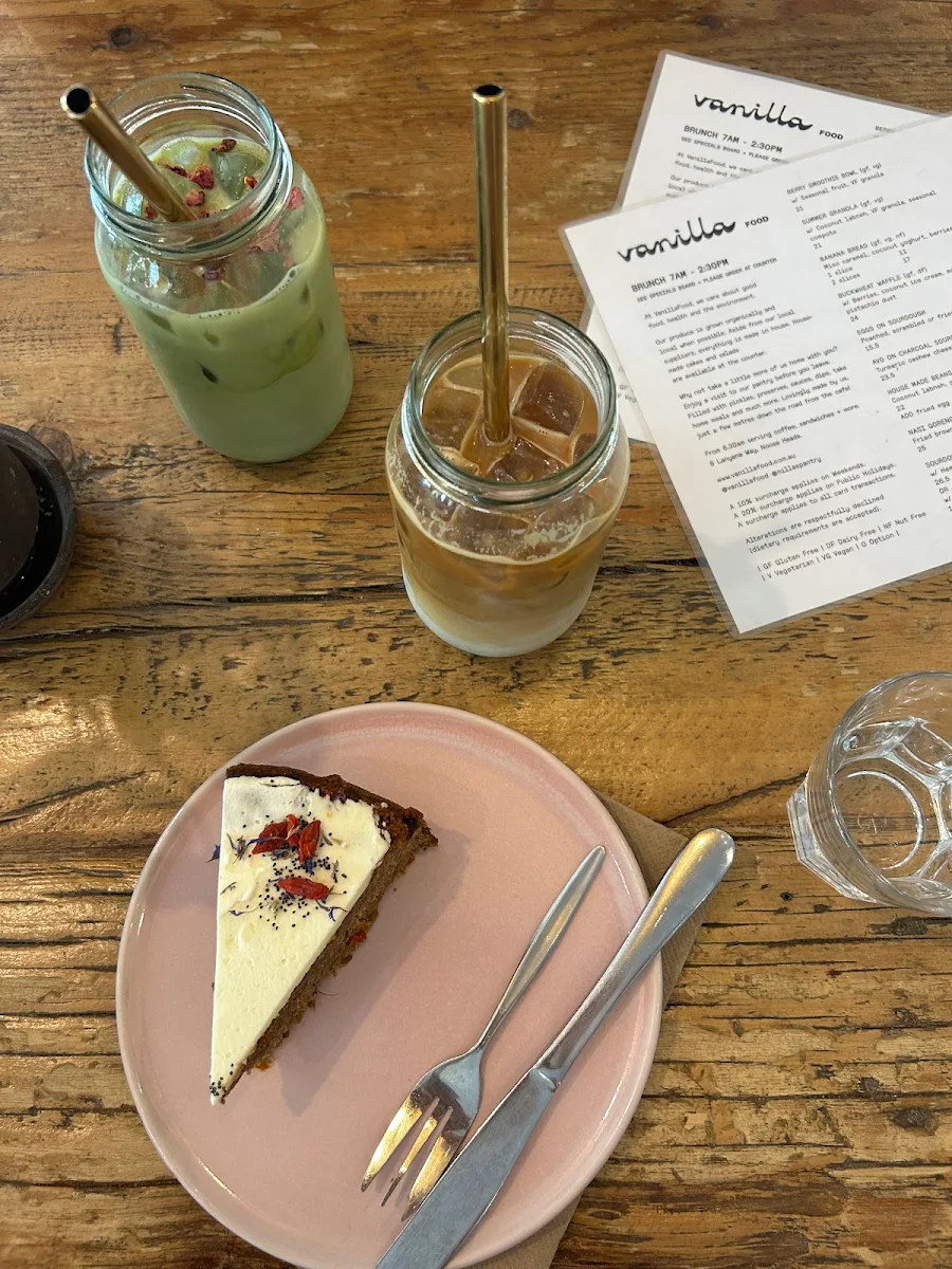 Menu, VanillaFood Organic Cafe