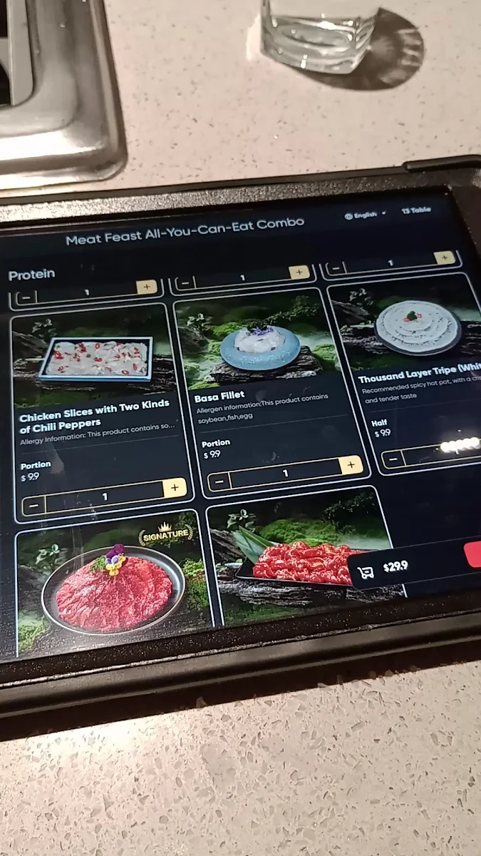 Menu, HAIDILAO HOTPOT 海底捞火锅 （Q+A）
