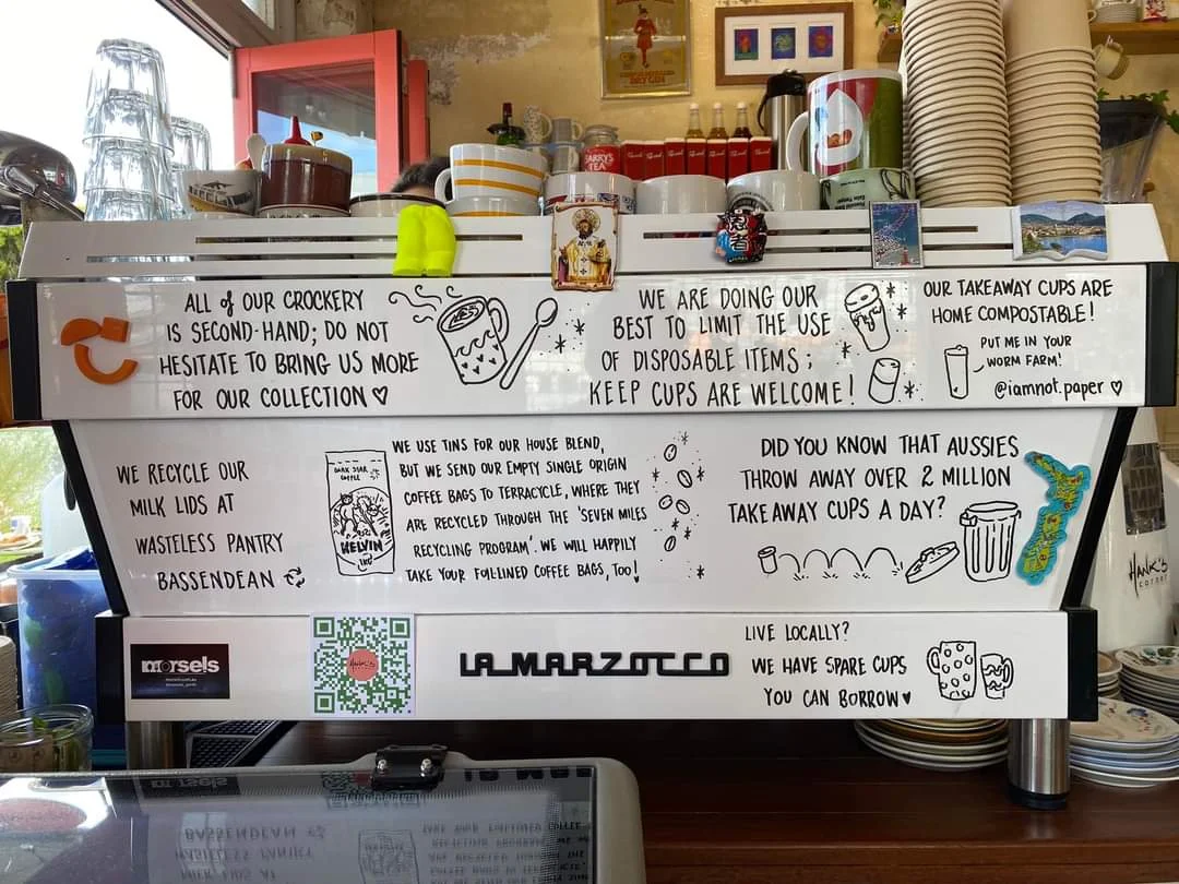 Menu, Hank's Corner