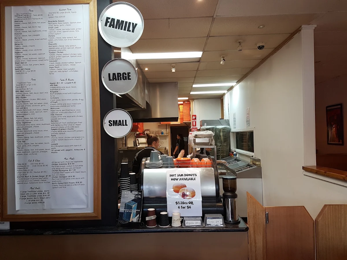 Menu, Wooris Pizza Cafe