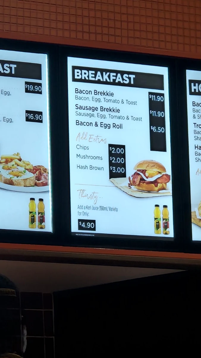 Menu, Supreme Carvery Westfield Carindale