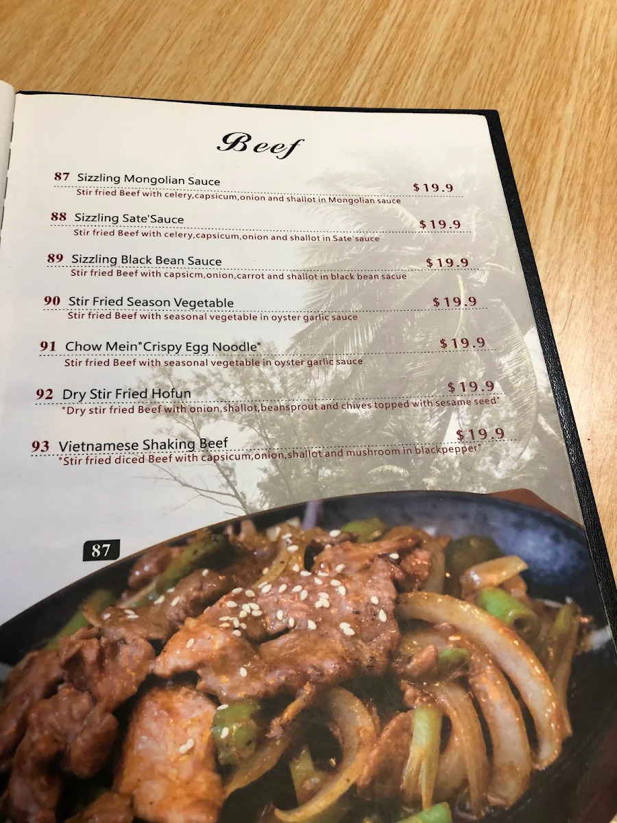 Menu, Ph by Pho Hung