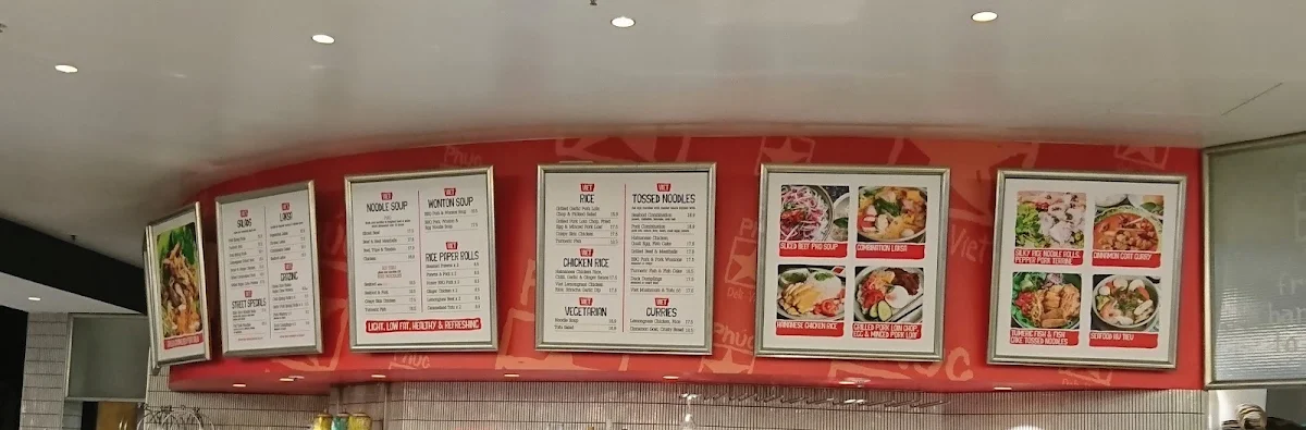 Menu, Phúc Deli-Viet Indooroopilly
