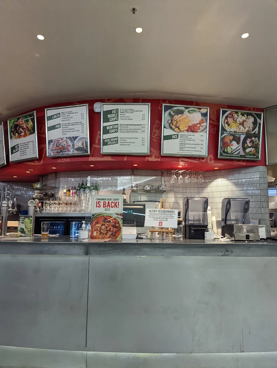 Menu, Phúc Deli-Viet Indooroopilly