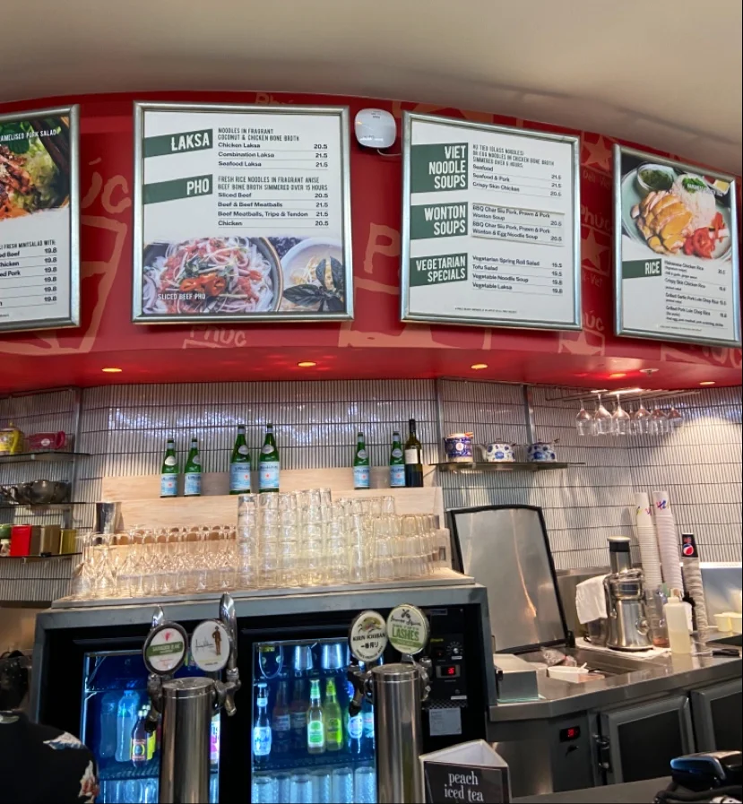 Menu, Phúc Deli-Viet Indooroopilly