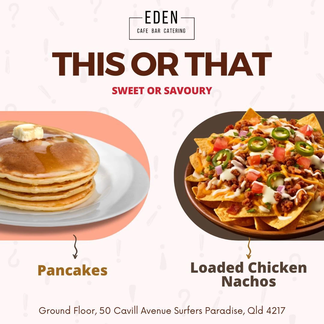 Menu, Eden Kitchen & Bar