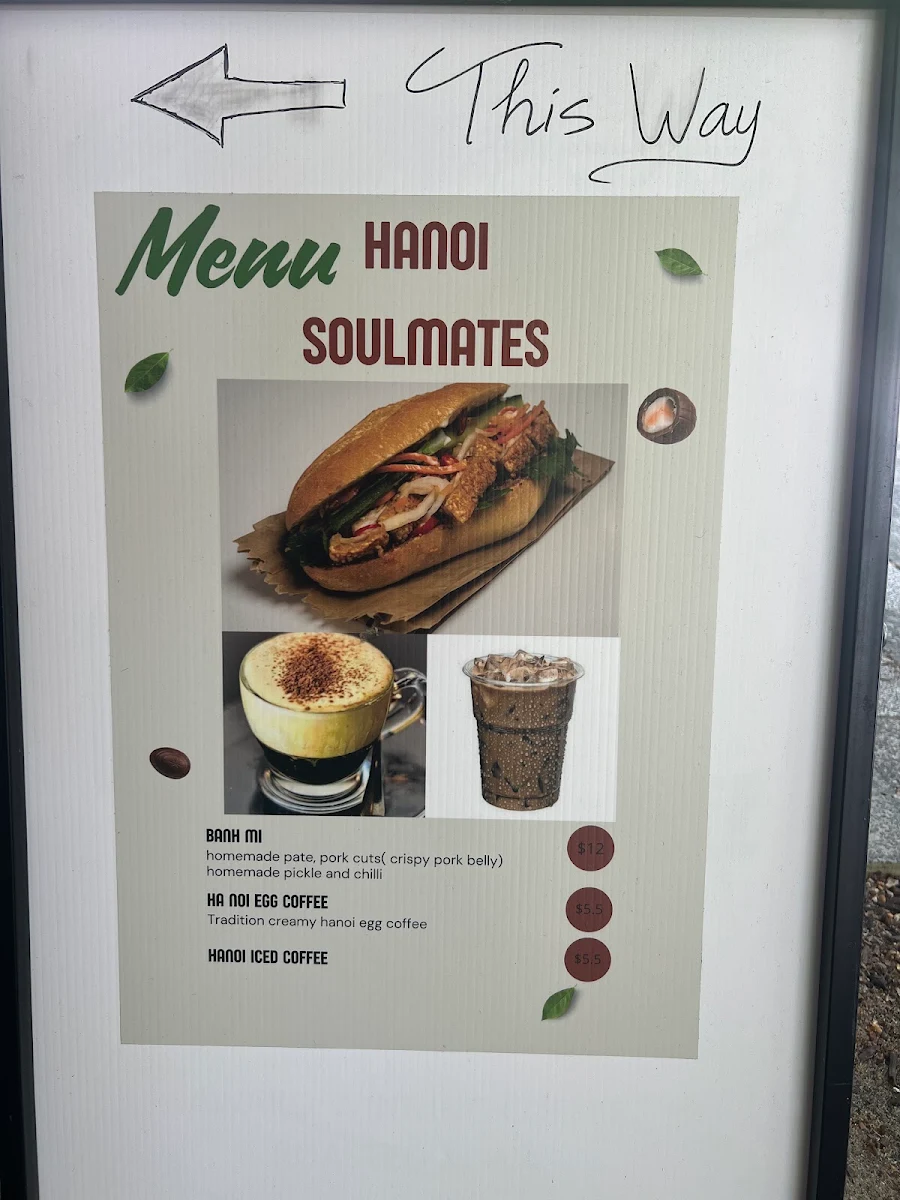 Menu, Hanoi Soulmates