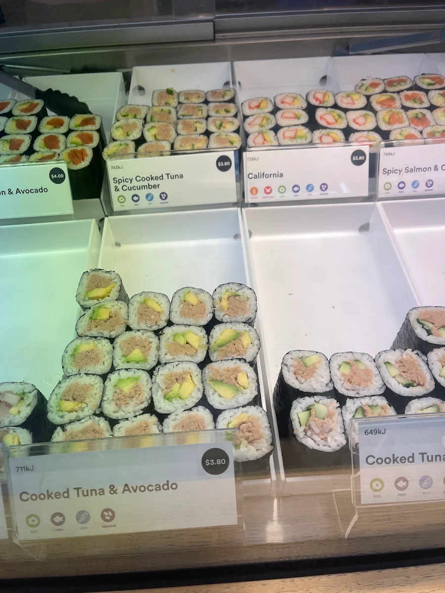 Menu, Sushi Sushi Baldivis