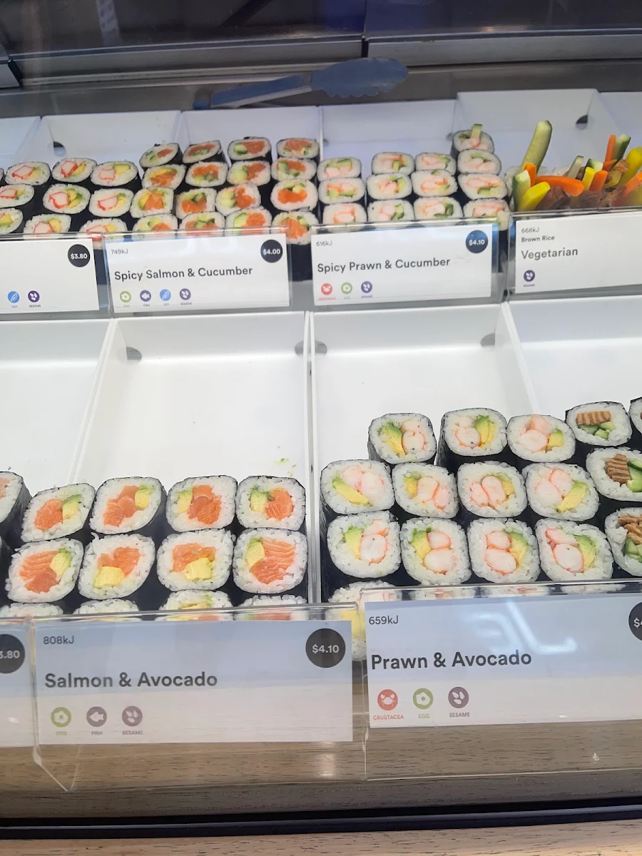 Menu, Sushi Sushi Baldivis