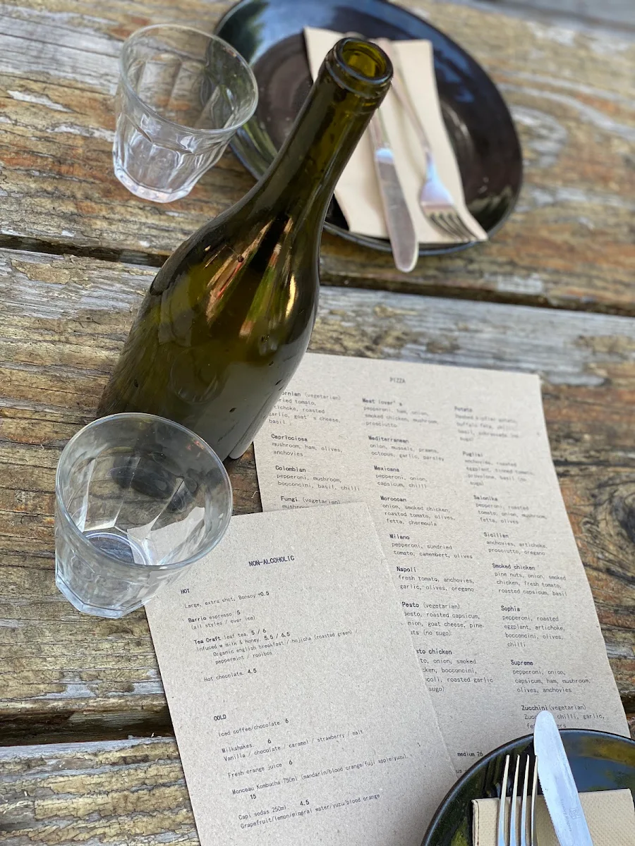 Menu, Cork Street Cafe