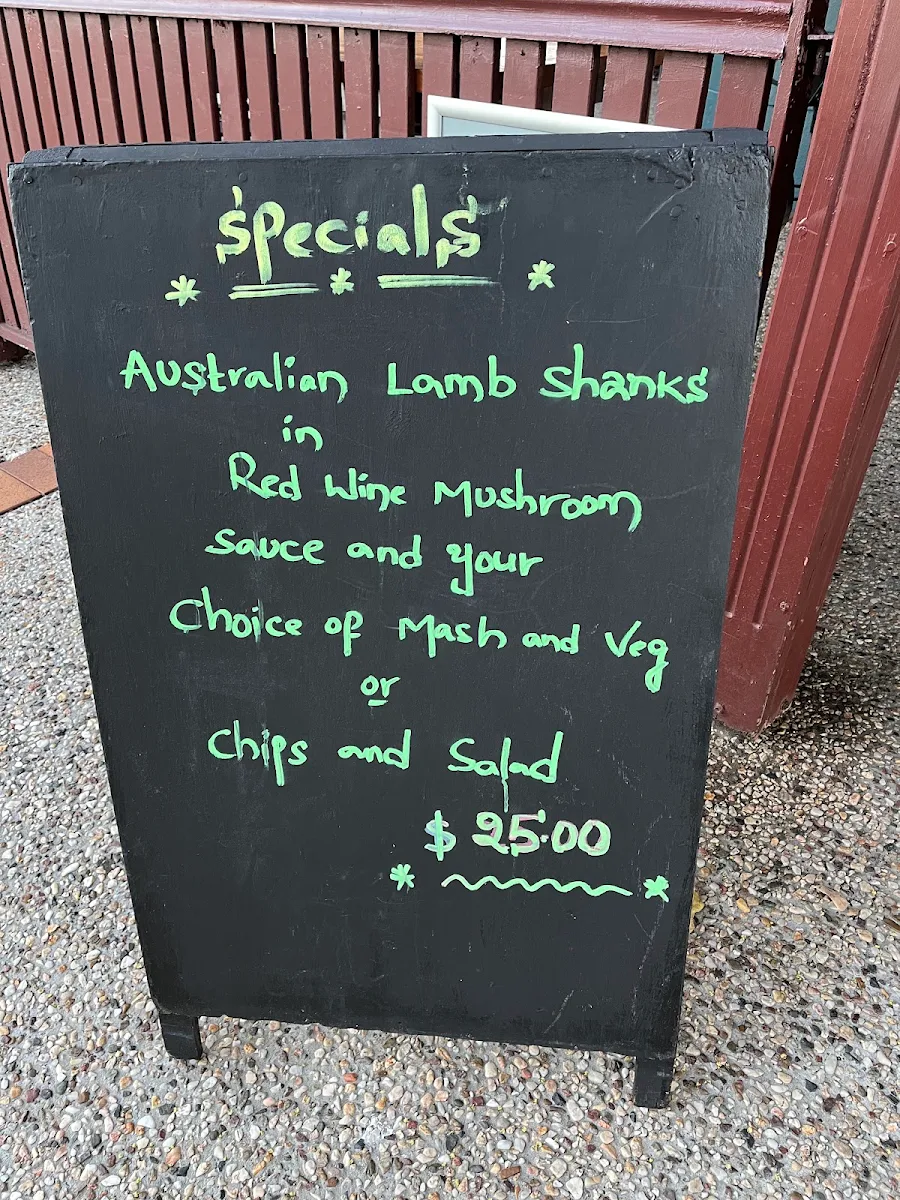 Menu, Celtic Corner Bar & Bistro