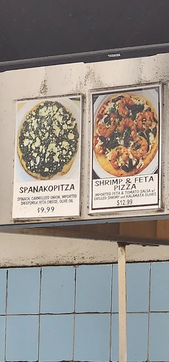 Menu, Papa Christo's