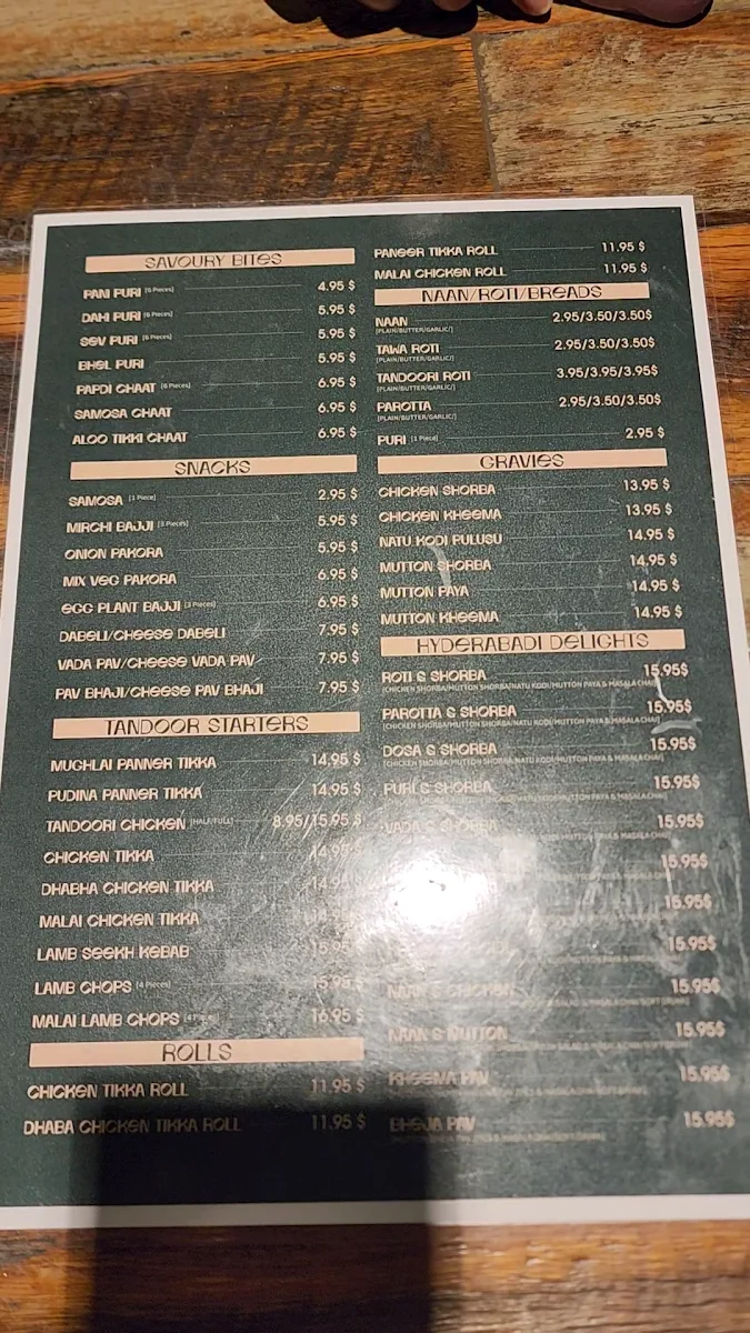 Menu, IndoChainese
