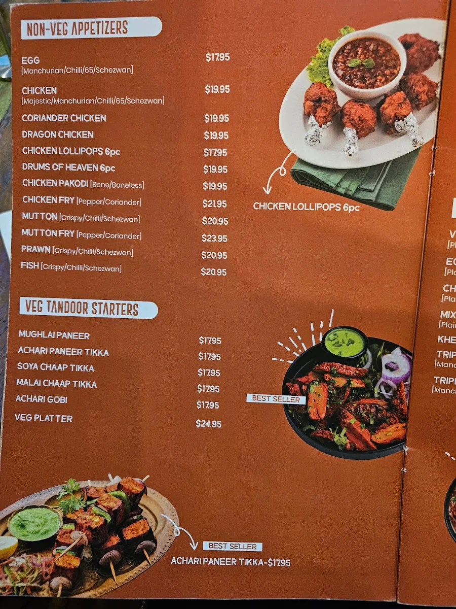 Menu, IndoChainese