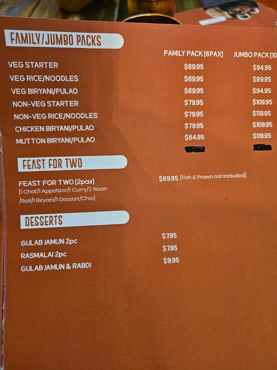 Menu, IndoChainese
