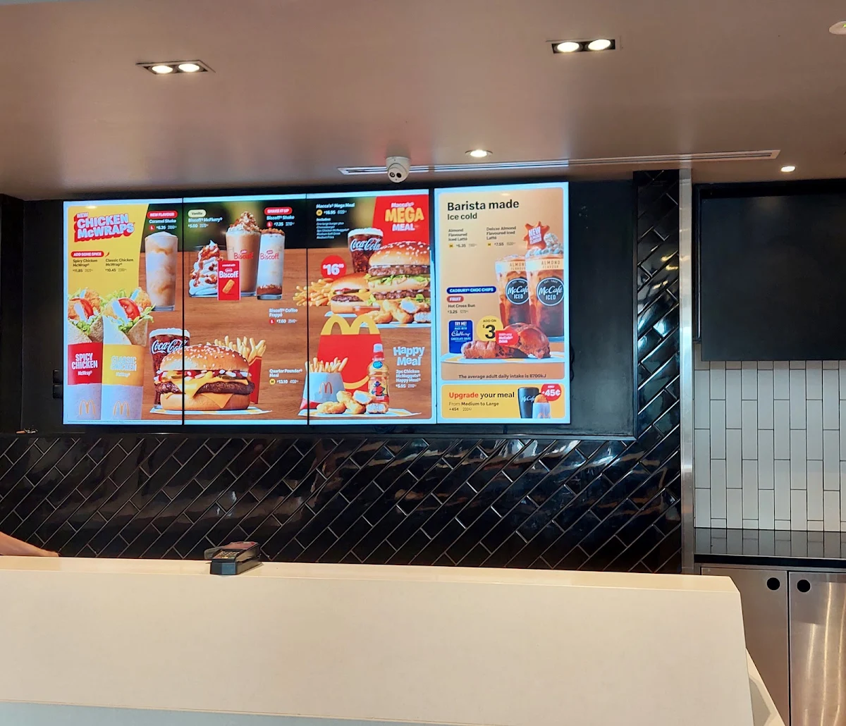 Menu, McDonald's Springwood