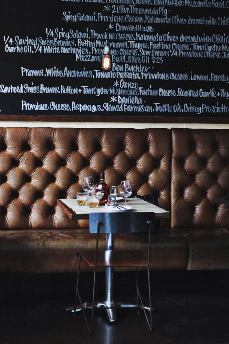 Menu, The Corner House, Bondi
