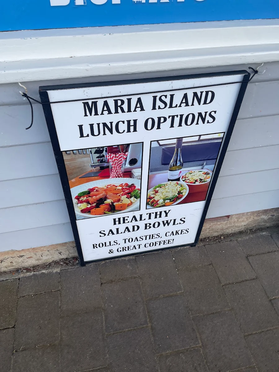Menu, The Spirit of Maria Cafe