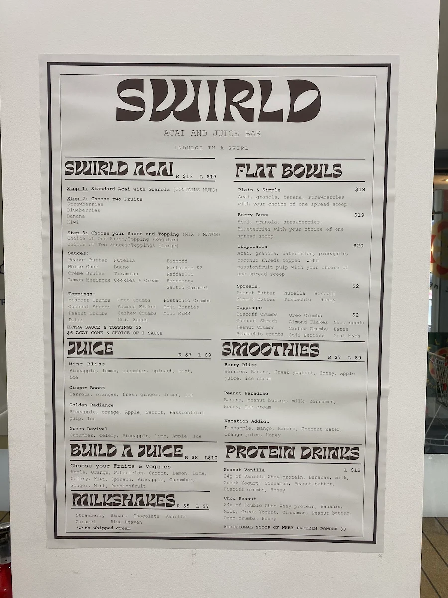 Menu, Swirld