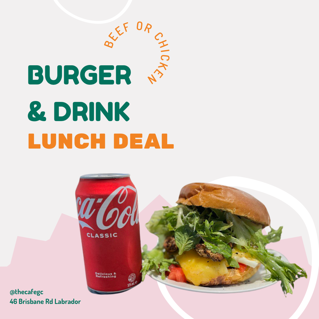 Menu, The Cafe - Gold Coast - Coffee - Container - Breakfast - Lunch - Barista