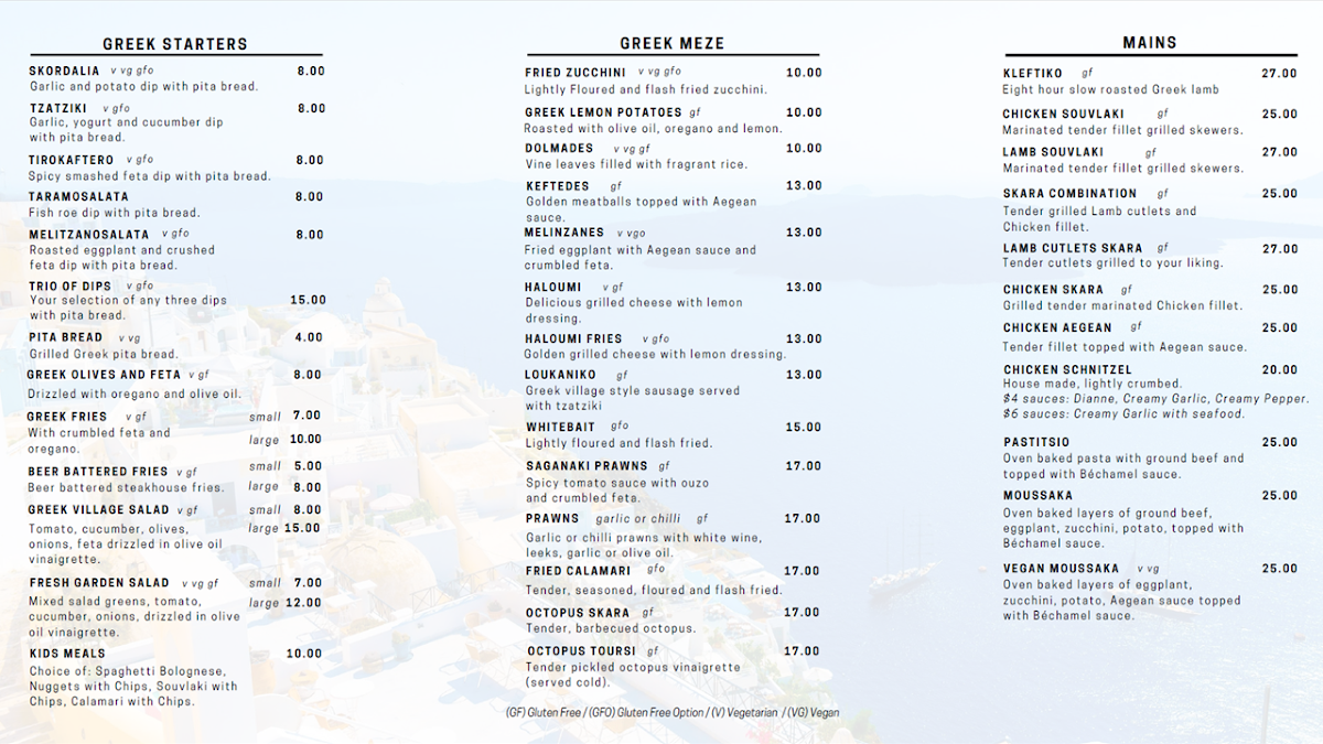 Menu photo 1