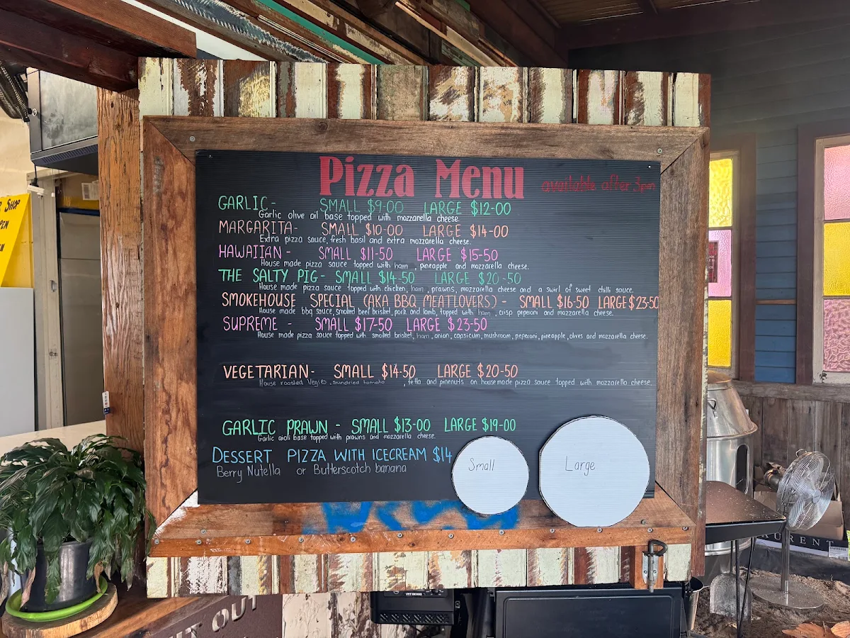 Menu, Coolongolook Smokehouse