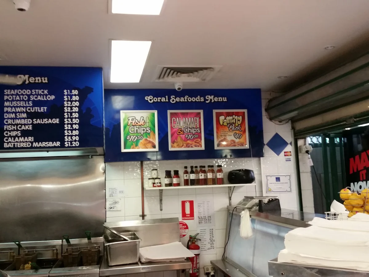 Menu, Fresh Coral Seafoods